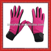 Women synthetic leather fitness gym gloves